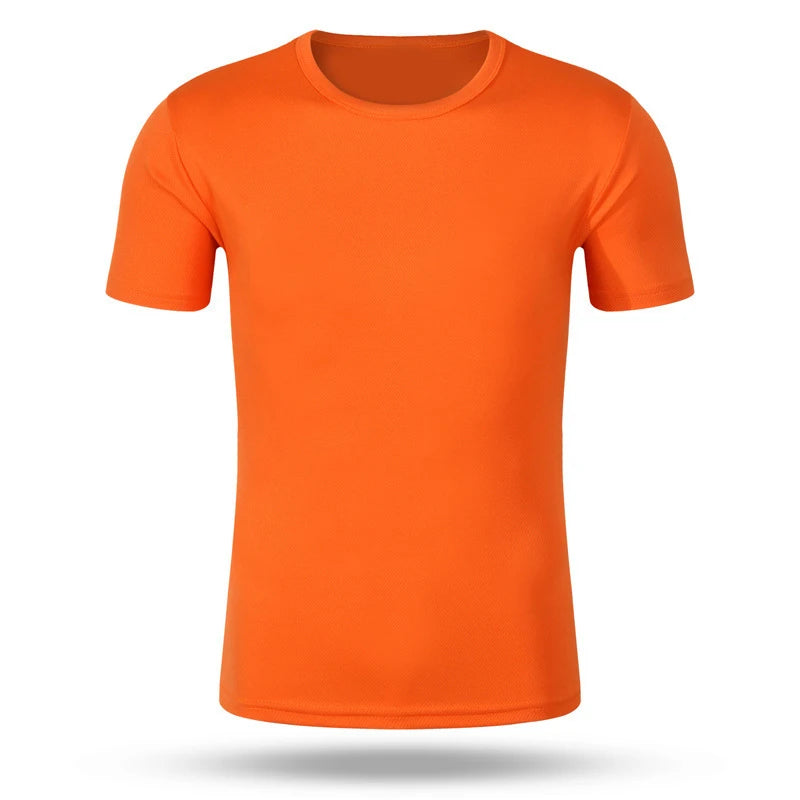 2024 Summer T Shirt for Men Jogging Short Sleeve Tee Fashion Clothing Daily Quick Drying Casual O-Neck Pullover Tracksuit Tops