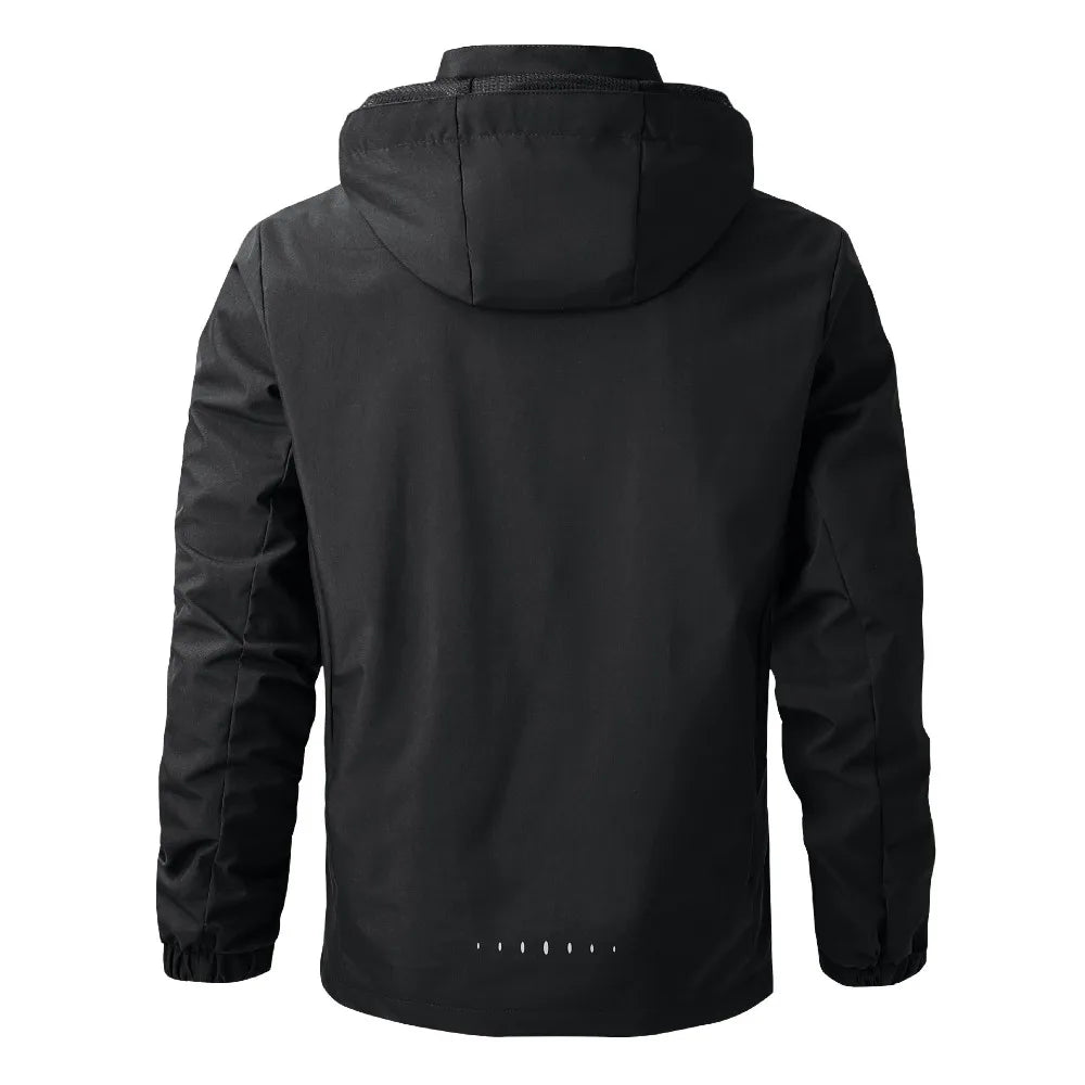 Waterproof Rain Jacket – Lightweight Hooded Outdoor Shell