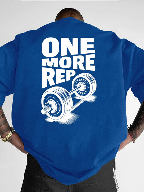 Men's T-Shirt Gym Workout ONE MORE REP