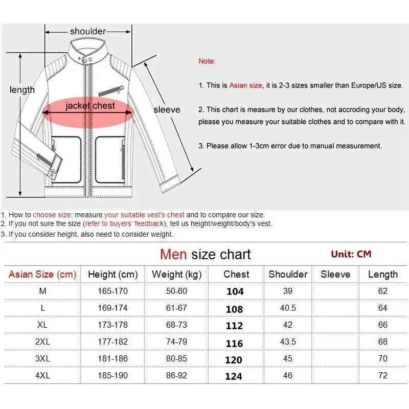 Men's Padded Vest – Warm Sleeveless Jacket