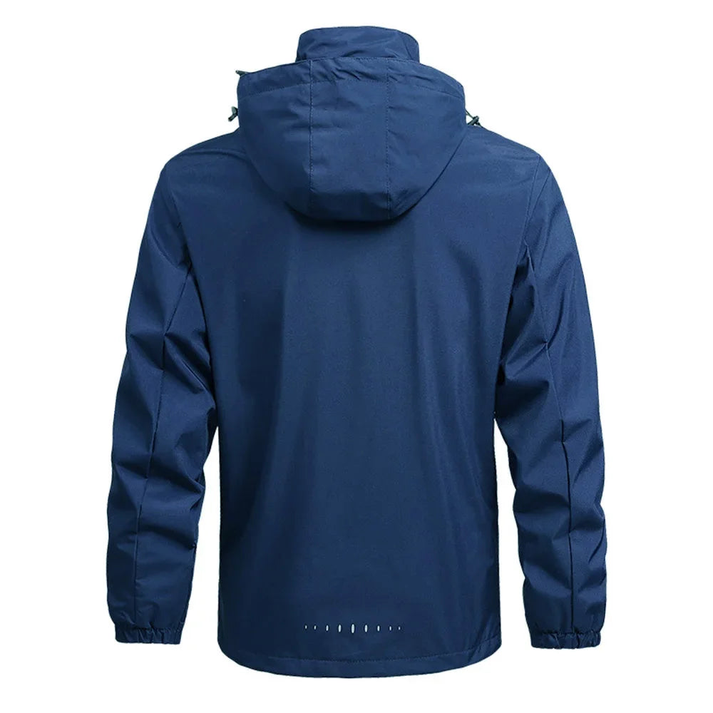 Waterproof Rain Jacket – Lightweight Hooded Outdoor Shell