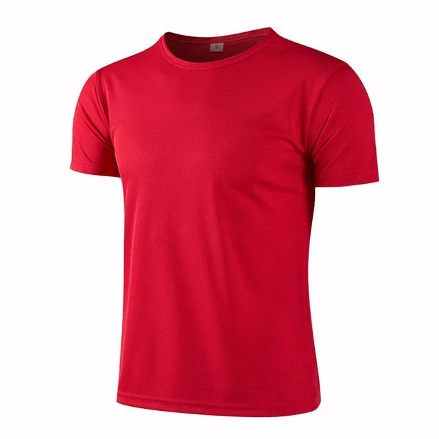 2024 Summer T Shirt for Men Jogging Short Sleeve Tee Fashion Clothing Daily Quick Drying Casual O-Neck Pullover Tracksuit Tops