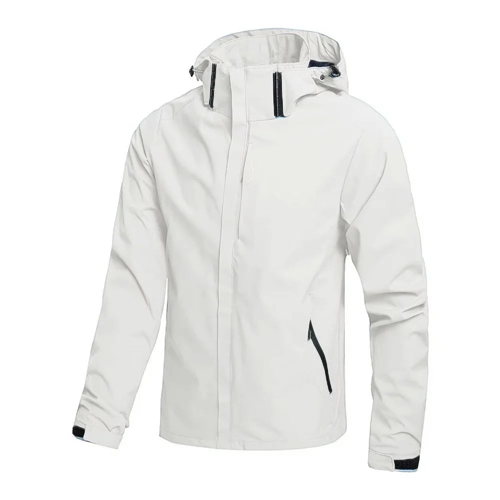 Waterproof Rain Jacket – Lightweight Hooded Outdoor Shell