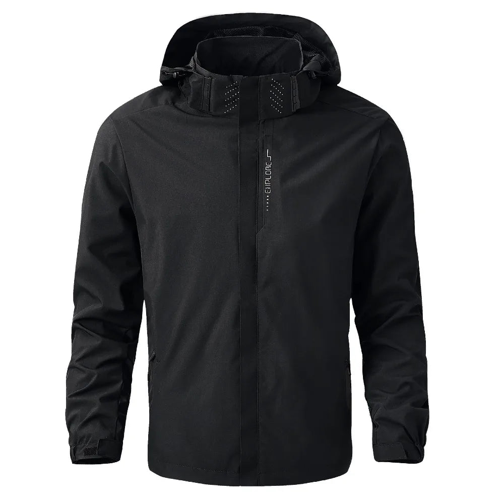 Waterproof Rain Jacket – Lightweight Hooded Outdoor Shell