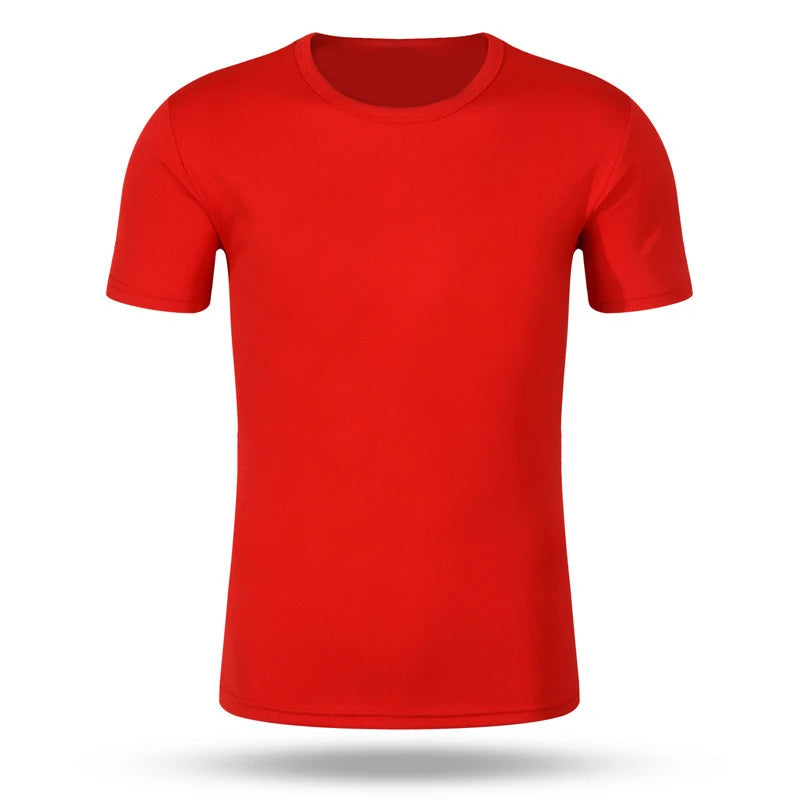 2024 Summer T Shirt for Men Jogging Short Sleeve Tee Fashion Clothing Daily Quick Drying Casual O-Neck Pullover Tracksuit Tops