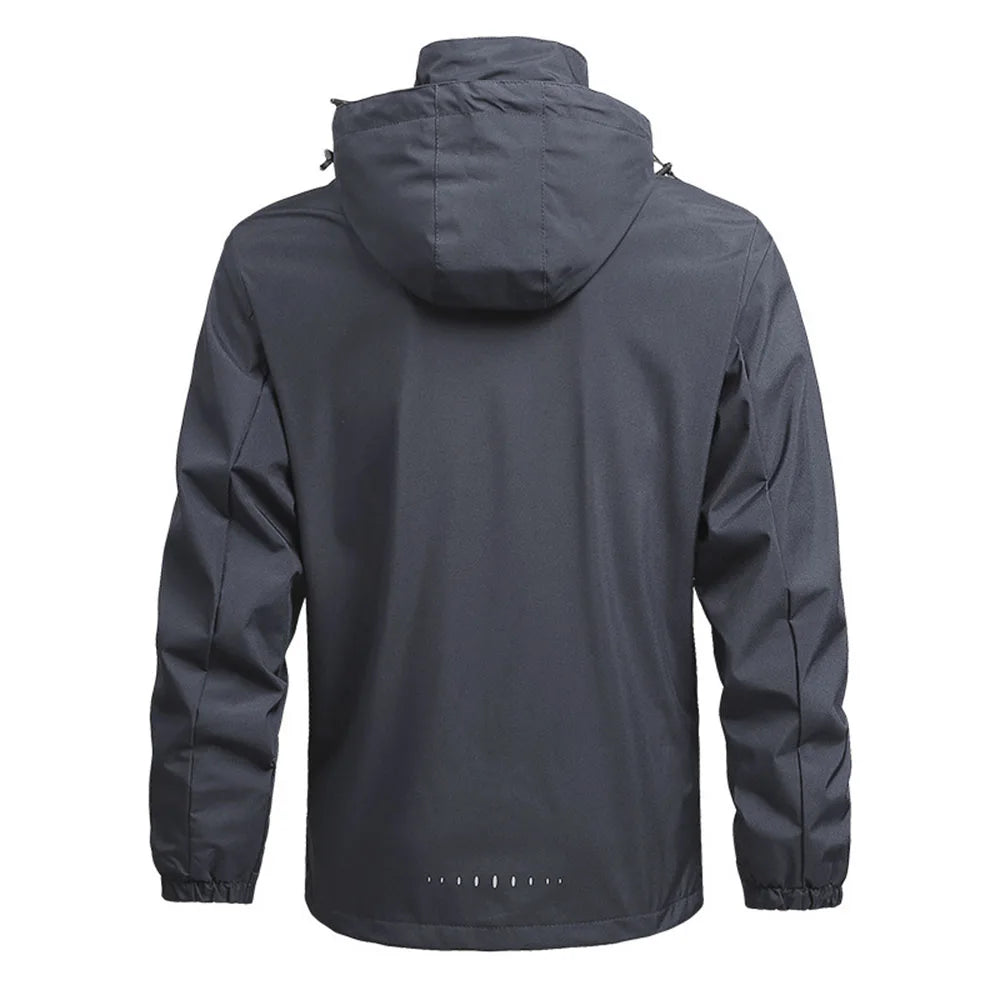 Waterproof Rain Jacket – Lightweight Hooded Outdoor Shell