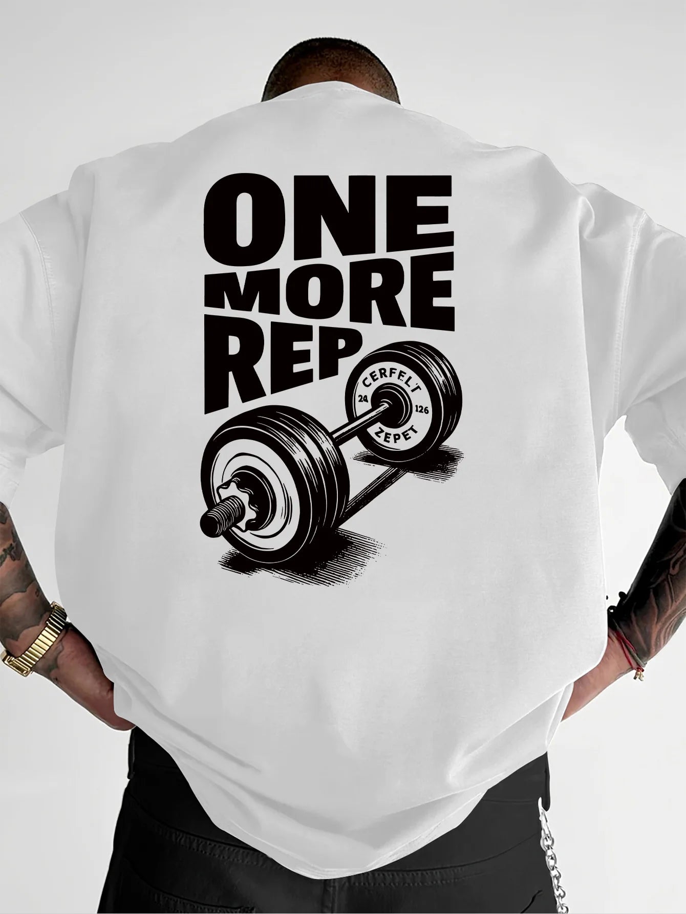 Men's T-Shirt Gym Workout ONE MORE REP