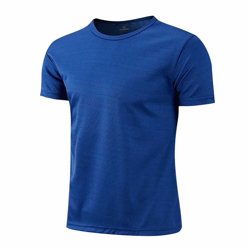 2024 Summer T Shirt for Men Jogging Short Sleeve Tee Fashion Clothing Daily Quick Drying Casual O-Neck Pullover Tracksuit Tops