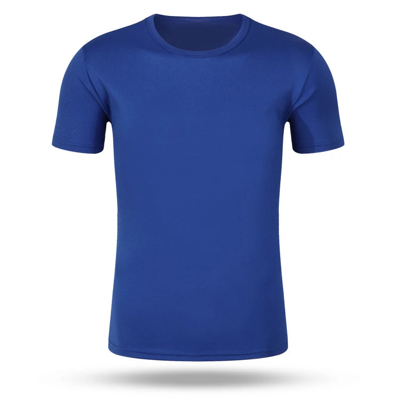 2024 Summer T Shirt for Men Jogging Short Sleeve Tee Fashion Clothing Daily Quick Drying Casual O-Neck Pullover Tracksuit Tops