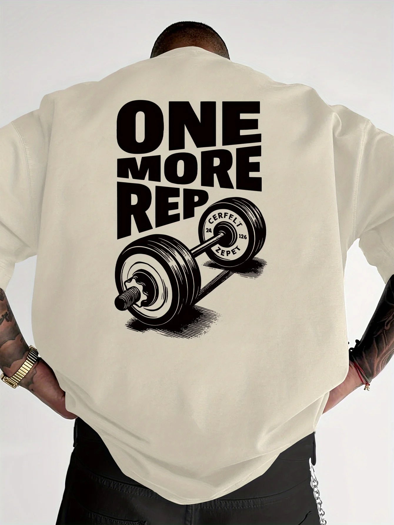 Men's T-Shirt Gym Workout ONE MORE REP