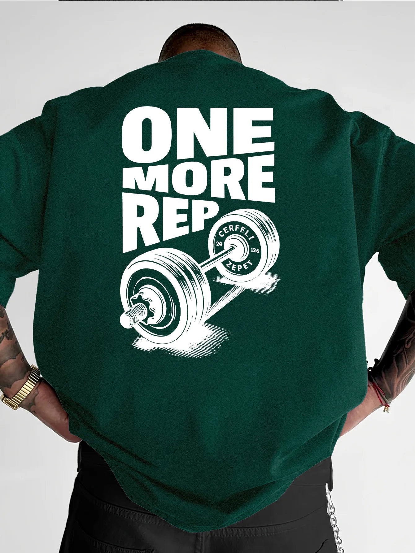 Men's T-Shirt Gym Workout ONE MORE REP