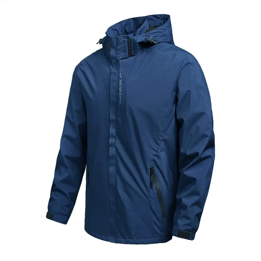 Waterproof Rain Jacket – Lightweight Hooded Outdoor Shell