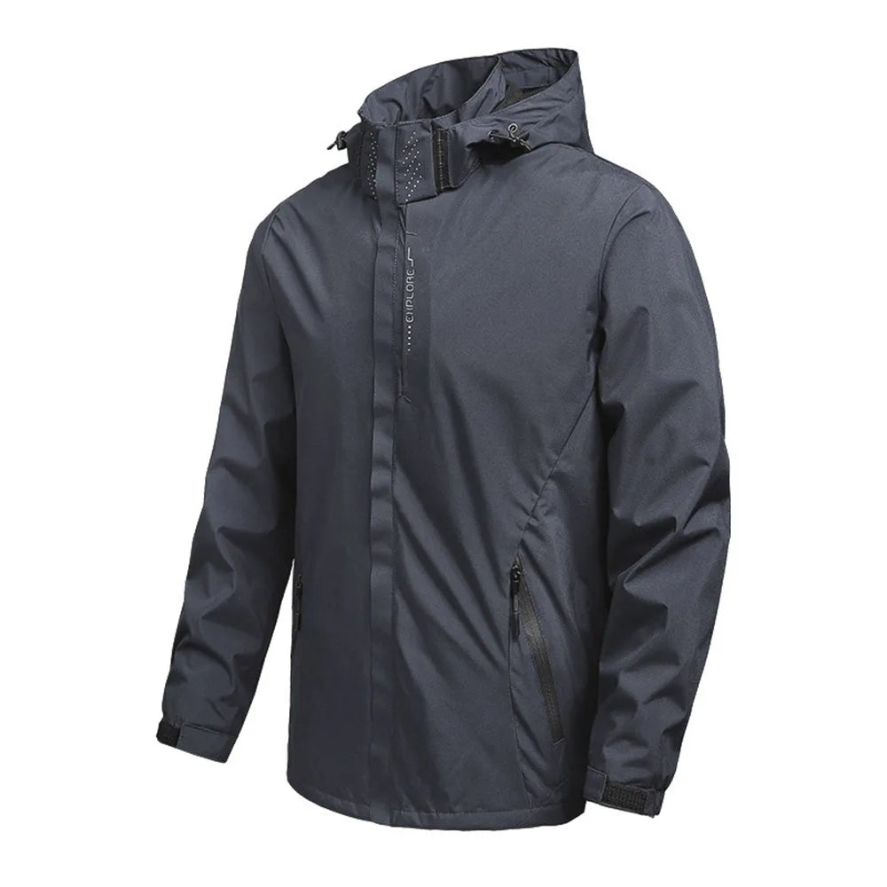 Waterproof Rain Jacket – Lightweight Hooded Outdoor Shell