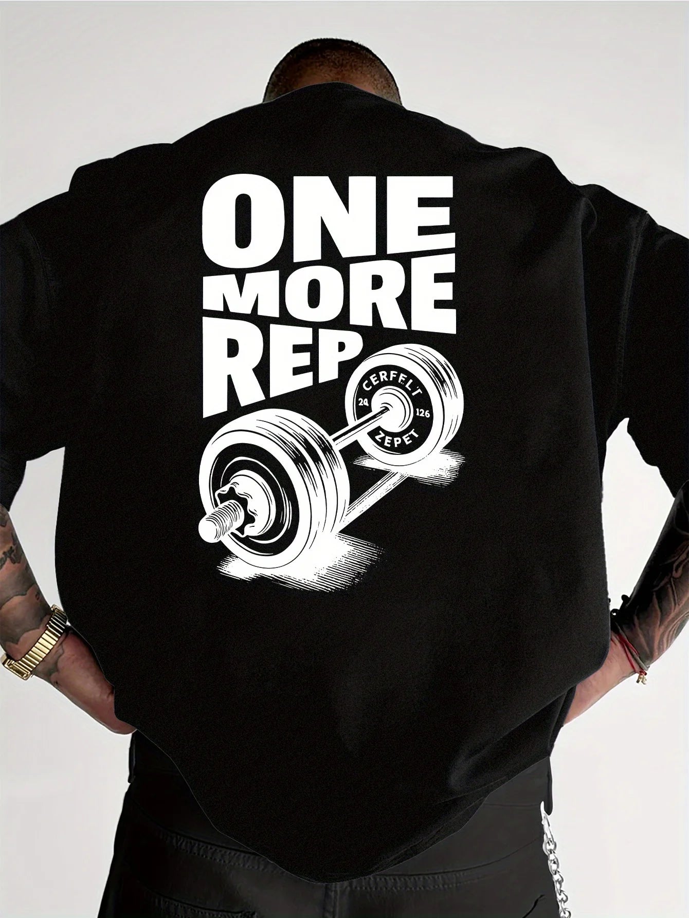 Men's T-Shirt Gym Workout ONE MORE REP