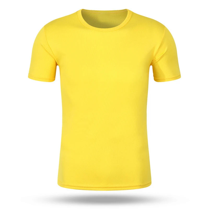 2024 Summer T Shirt for Men Jogging Short Sleeve Tee Fashion Clothing Daily Quick Drying Casual O-Neck Pullover Tracksuit Tops