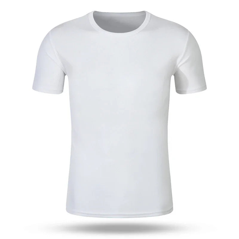 2024 Summer T Shirt for Men Jogging Short Sleeve Tee Fashion Clothing Daily Quick Drying Casual O-Neck Pullover Tracksuit Tops