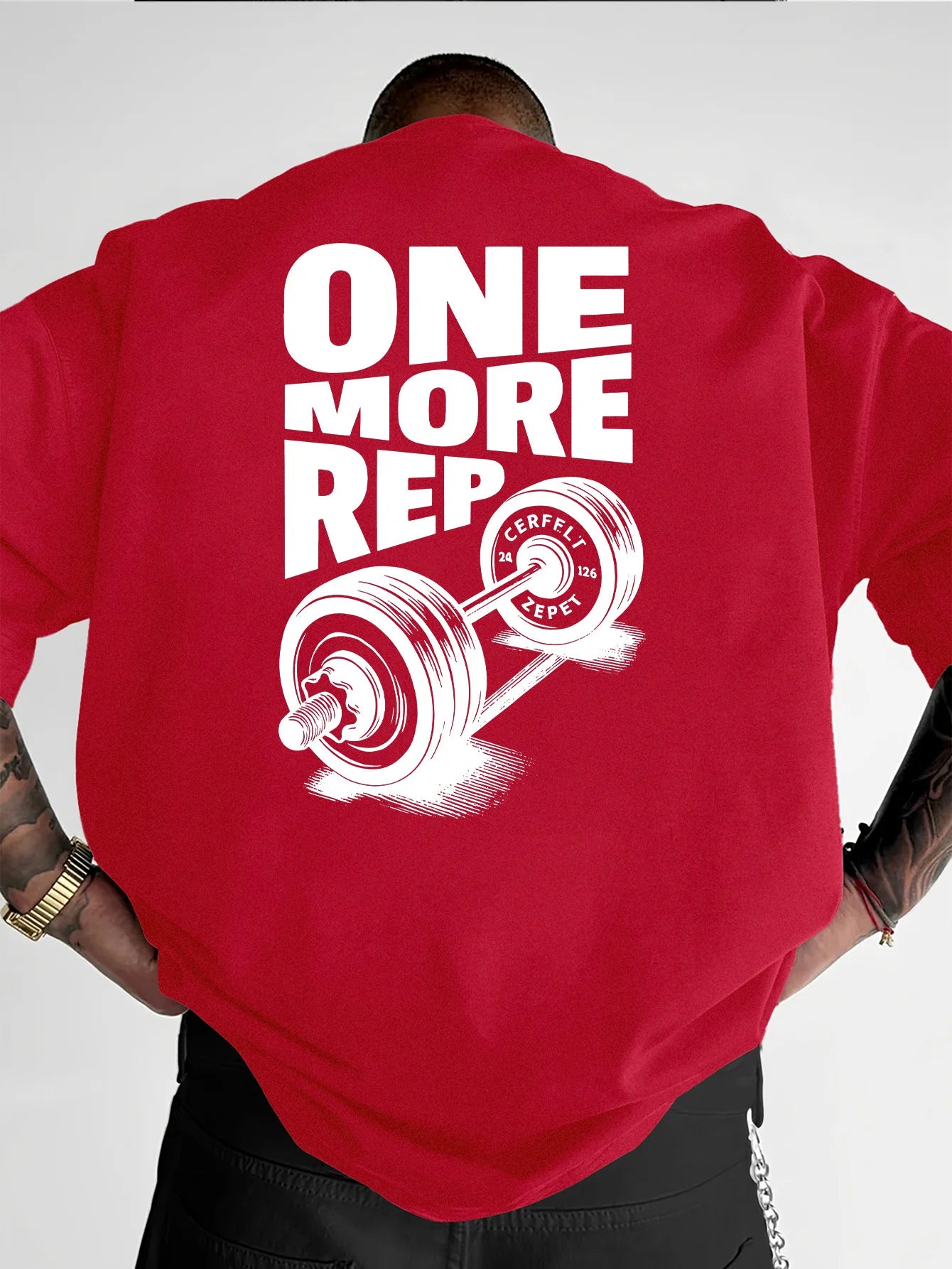 Men's T-Shirt Gym Workout ONE MORE REP