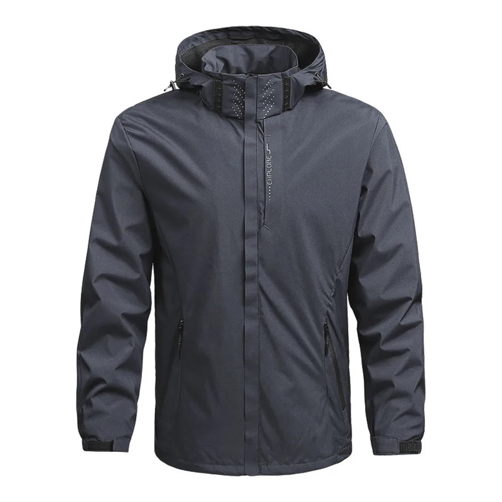 Waterproof Rain Jacket – Lightweight Hooded Outdoor Shell