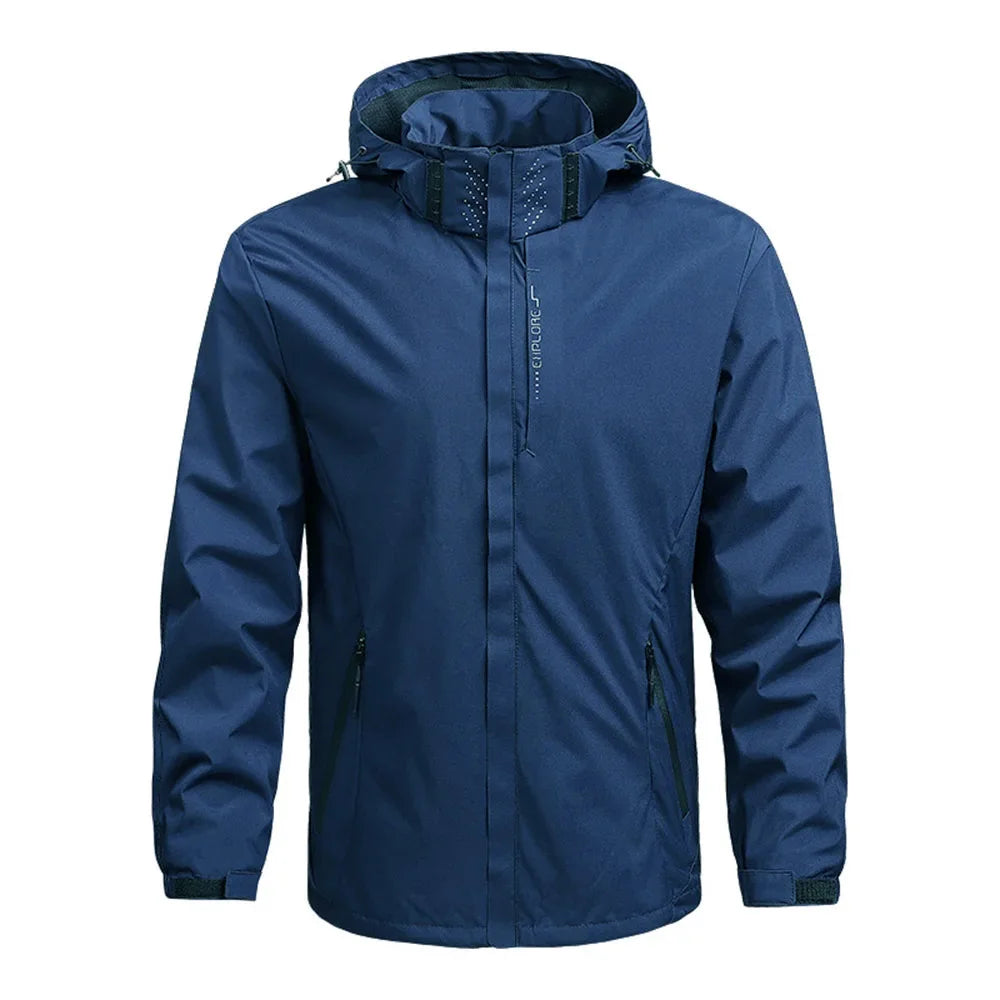 Waterproof Rain Jacket – Lightweight Hooded Outdoor Shell