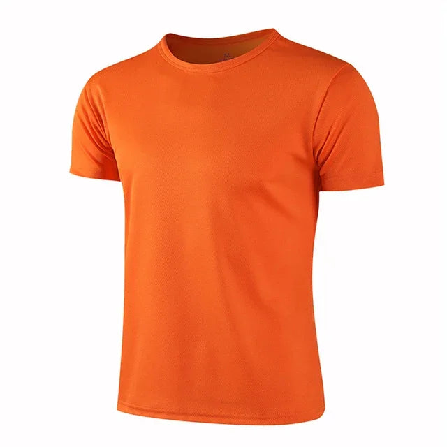 2024 Summer T Shirt for Men Jogging Short Sleeve Tee Fashion Clothing Daily Quick Drying Casual O-Neck Pullover Tracksuit Tops